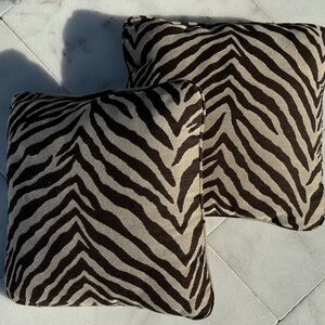 Animal Stripe Throw Pillows